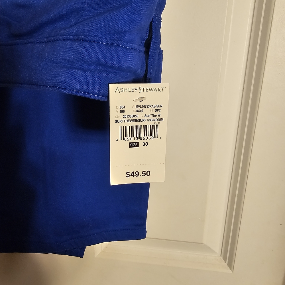 Ashley Stewart Royal Blue Slacks